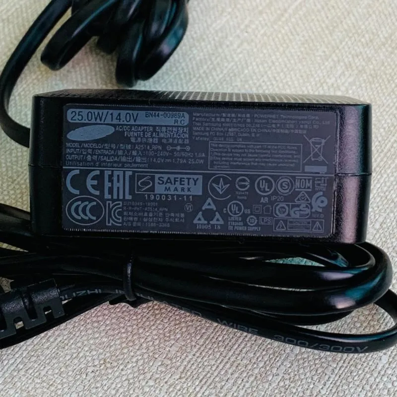 para Samsung tv Monitor Adaptador ca Genuíno Bn4400989a A2514-dsm A2514-dvd A2514-fpn A2514 _ Dpn A2514 _ Fpn A2514 _ Mpnl Carregador de Energia - Image 3