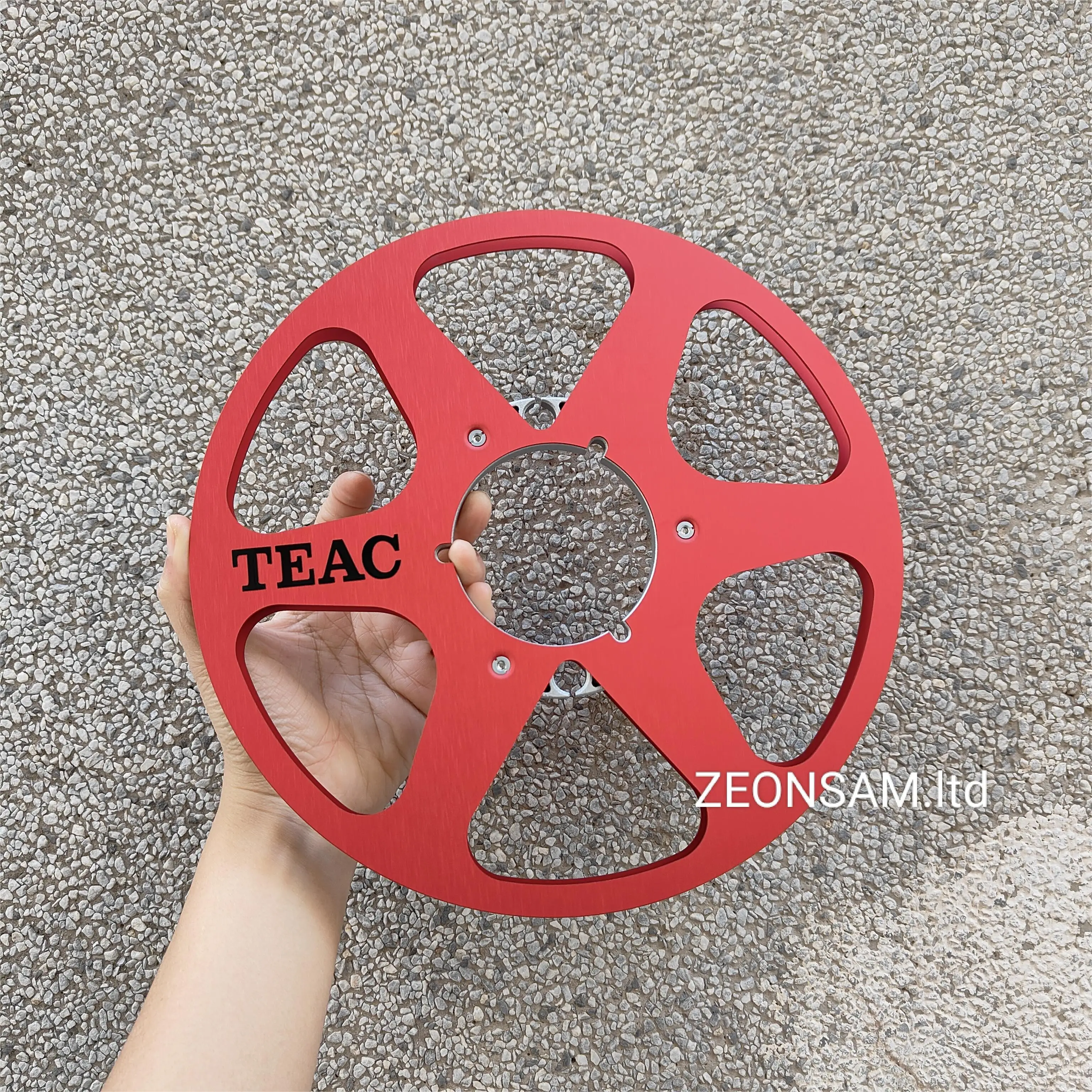 

10.5" X 1/4" Inch Empty Tape Reel Nab Hub Reel-To-Reel Recorders Accessory Empty Aluminum Disc Opening Machine Parts By TEAC