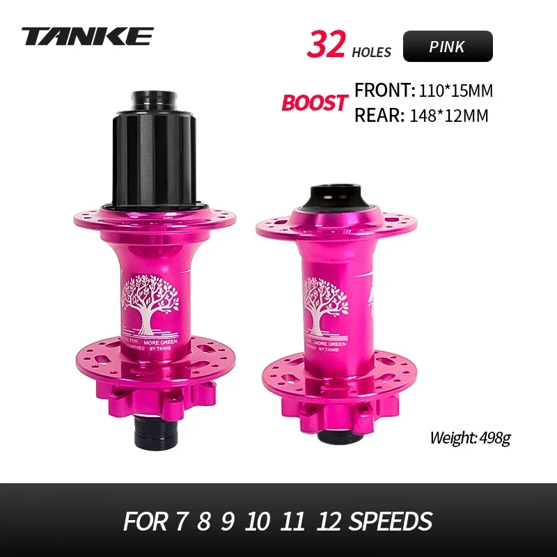 TANKE MTB Hub 12x148 15x110 Aluminum 32 Holes 120 Clicks 4 Bearing