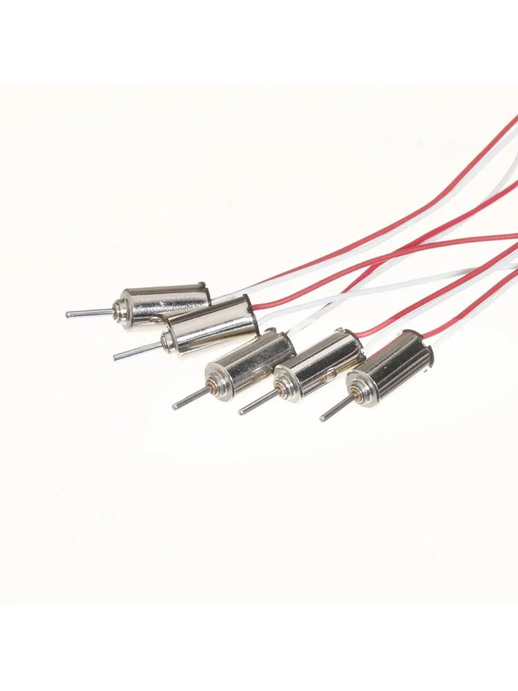 5PCS 마이크로 0408 코어리스 모터 DC 3.7V 20000RPM 고속 미니 4mm*8mm 코어리스 모터 장난감 취미 RC 드론 항공기용