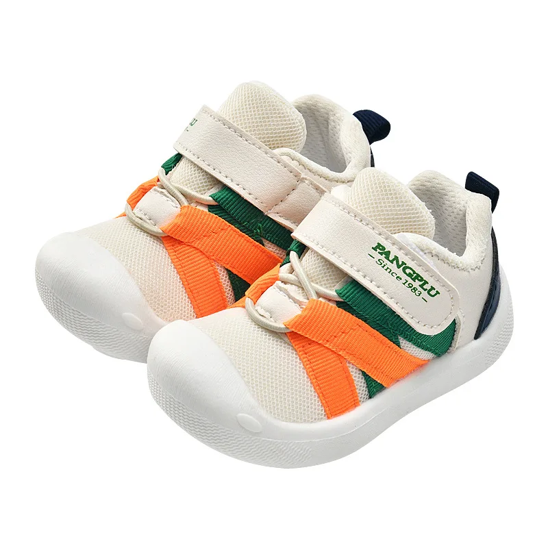

CUZULLAA Baby Boys Breathabel Casual Sports Shoes Toddler Baby Kids Girls Elegant Patchwork Flat Shoes Enfants Size 15-21