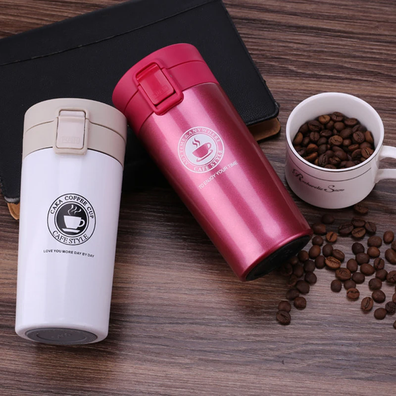 Termo de café de 1 litro para viajes, frascos Galaxy Sky Wolf para bebidas  calientes y frías, botellas de acero inoxidable aisladas al vacío, botellas