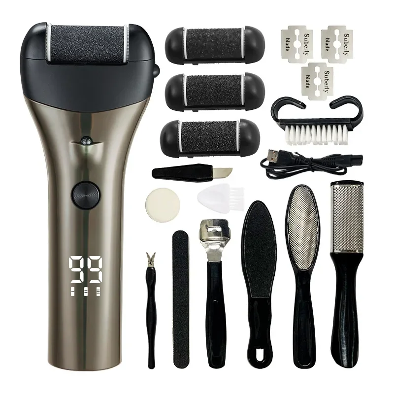 Electric Foot Polisher Foot Sandpaper Foot File Foot Sharpening Tools Professional Foot Care Tools Dead Skin Callus Remover
