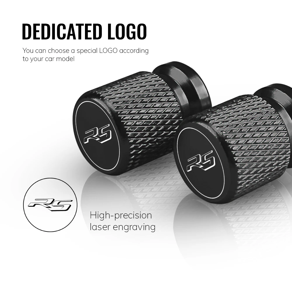 Motorcycle Accessories Aluminum Valve Cap Set - Premium Tire Caps