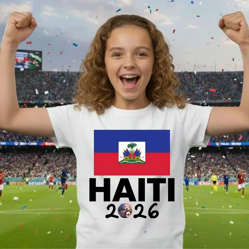 Haiti Shirt 2026 Soccer Fan Tee shirt Haitian Football Lover Gift Men Women Kids Apparel Soccer Player Top - Image 3