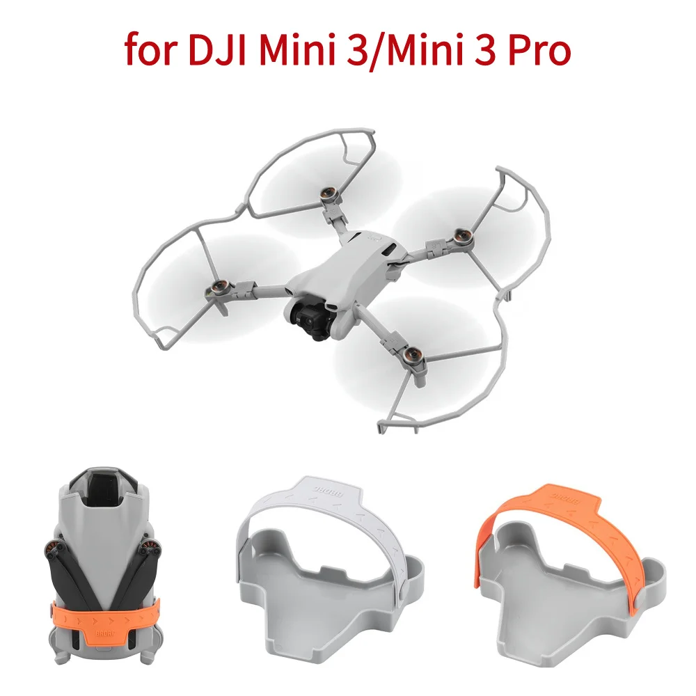 Propeller Protector Anti-collision Drone Blade Wing Fan Protective Bumper Cover Drone Accessories for DJI Mini 3/Mini 3 Pro drone accessories propeller protector tripod propeller protection kit