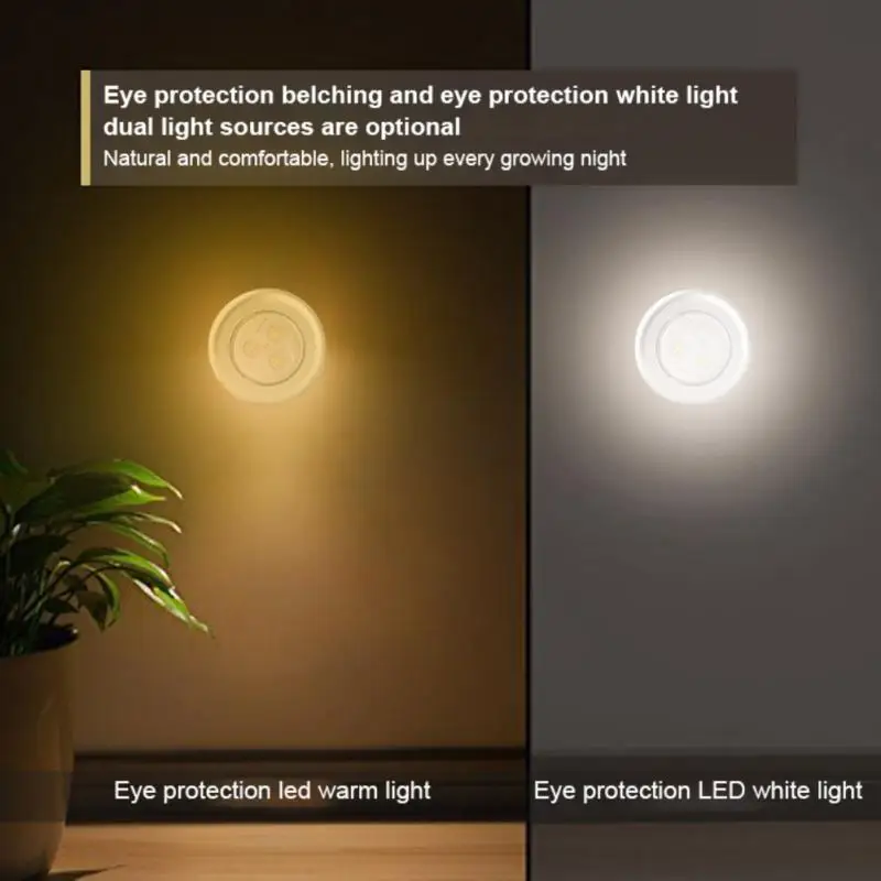 

Mini Led Light Cabinet Lamp Ceiling Wall Small Night Lamp Lighting Lamps Bedside Lamp Battery Powered Upgraded Decorative Lamps