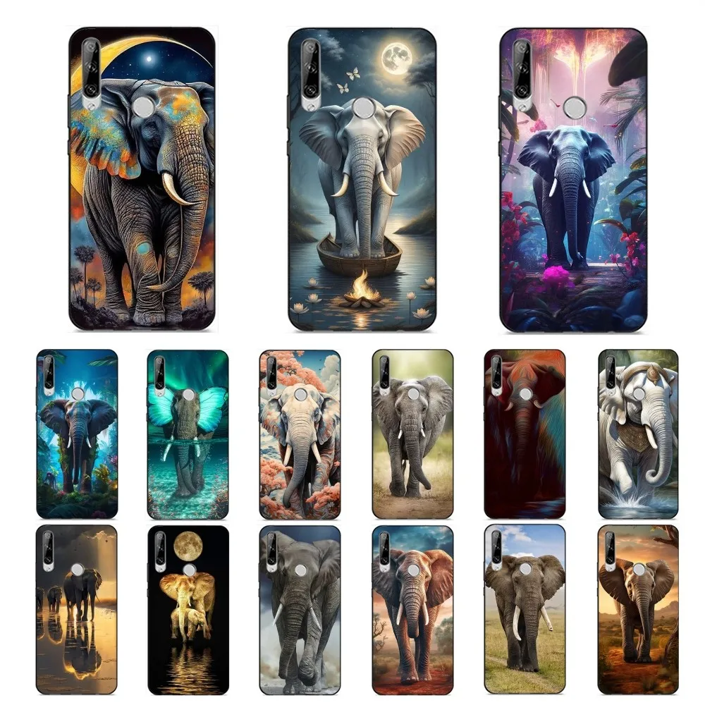 

Elephant Phone Case For Huawei Y9 6 7 5 Prime Enjoy 7s 7 8 plus 7a 9e 9plus 8E Lite Psmart Shell