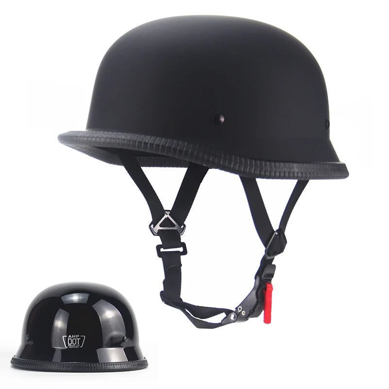 Dot Casco Moto Half Face Moto Rcycle Helmet Open Face Half Helmet Capacete De Moto Cicleta Per Cafe Racer Retro Tedesco Chopper