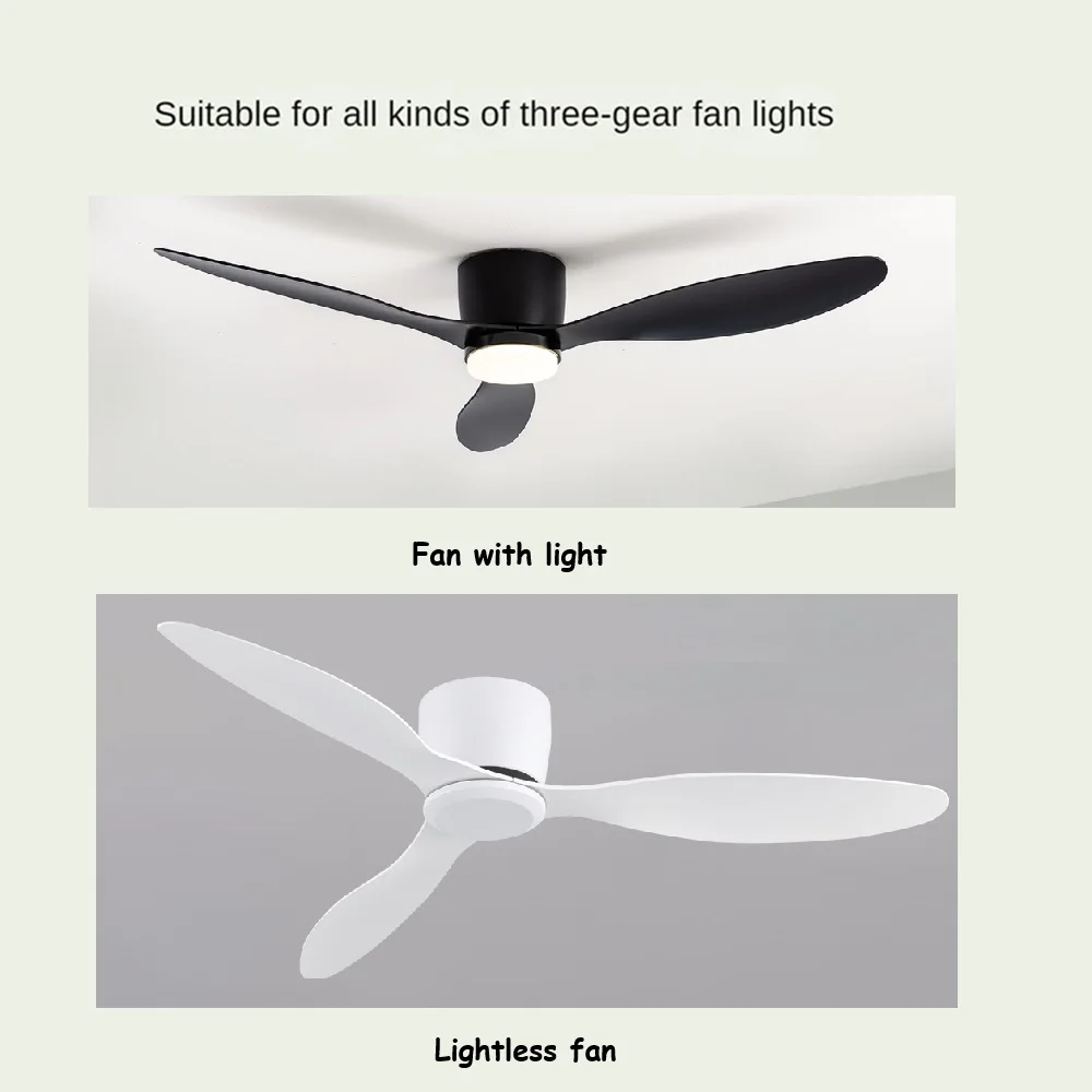 Description Picture 2 of itemModern AC 85-265V Controller and Remote Control Kit IRALAN Ceiling Fan Light 42/52 Inch Home LED Long Page Fan Light
