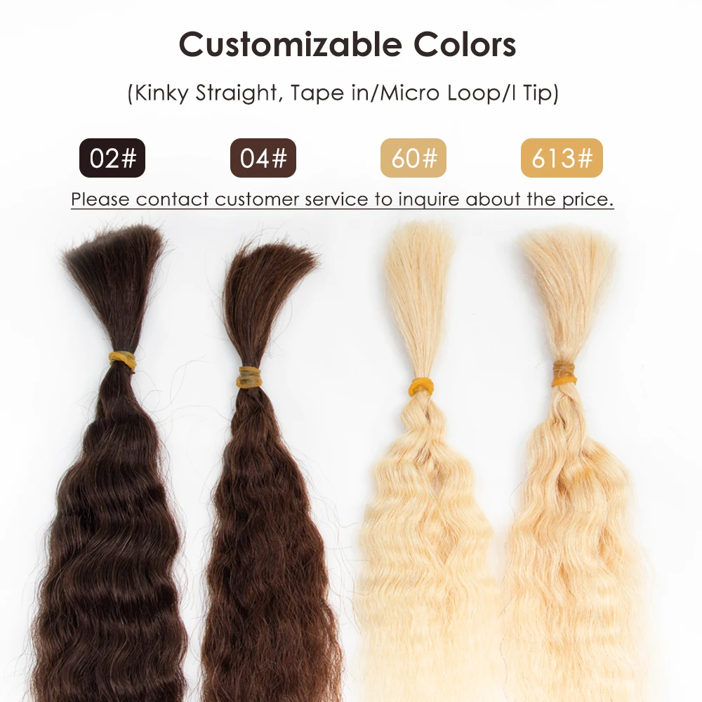 Kinky Straight Micro Bead Hair Extensions Microlink Human Hair Natural Black 50pcs Brazilian Remy Micro Rings Extensions human hair extensions