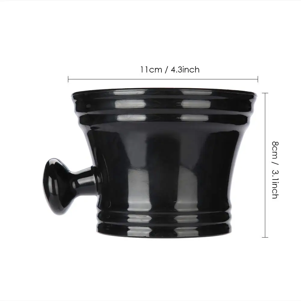 Barber Cleaning Soup Cup for Razor Man\'s Plastic Shaving Bowl Professional Beard Soap Bowl Durable Shaving Mug