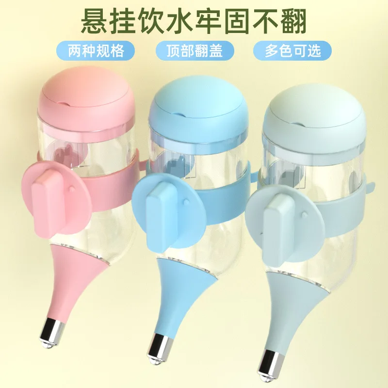 

New Pet W Large Capacity Cat And Automatic W Water Spout Dog Cage Hanging Type