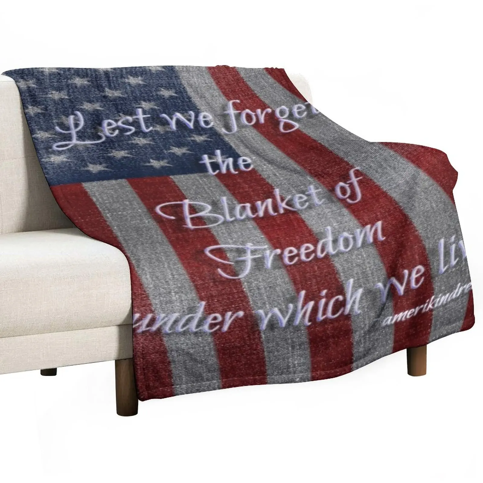 

Blanket of Freedom Throw Blanket Thermal Blanket Beach Blanket
