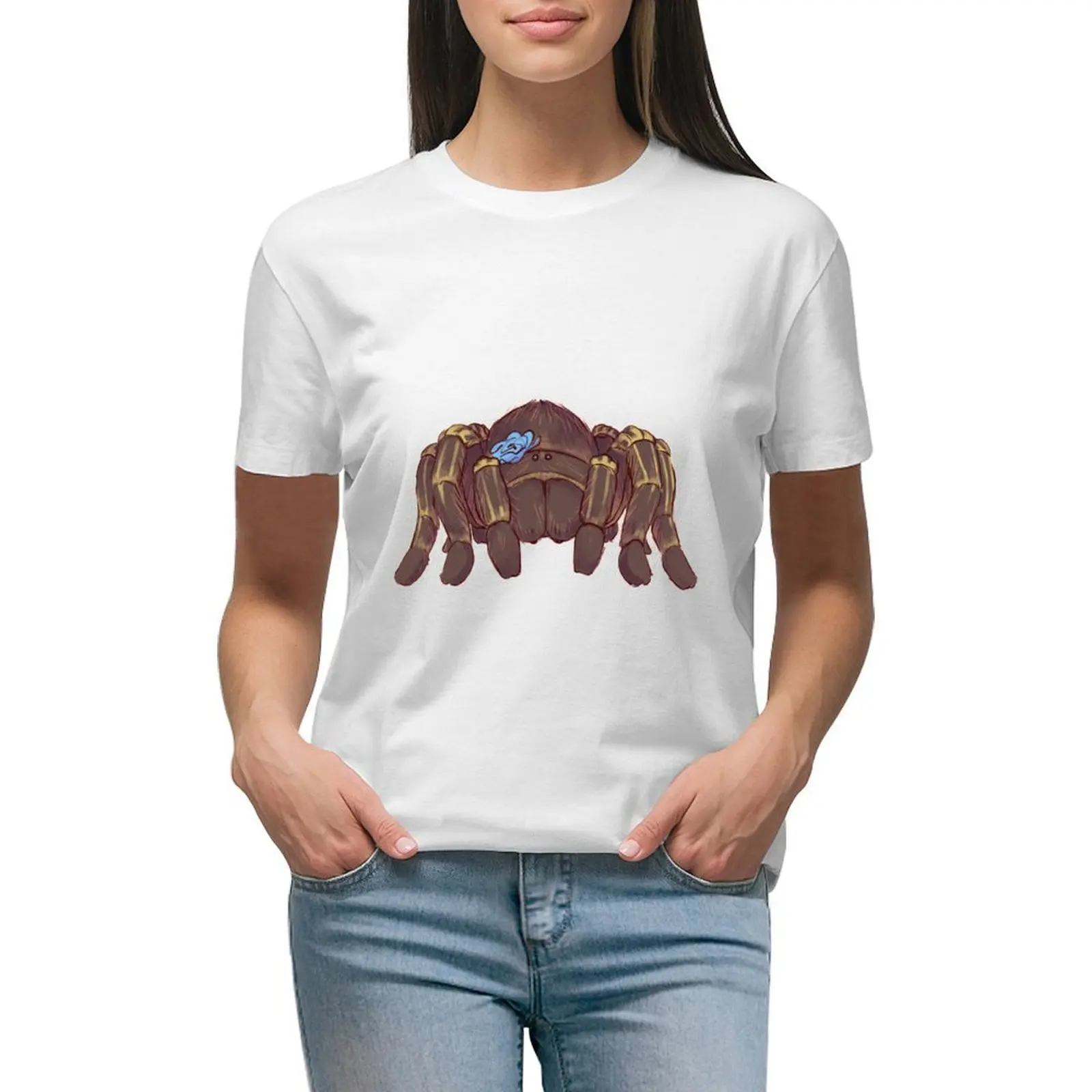 

Grammostola Pulchripes T-shirt hippie clothes Short sleeve tee Women tops