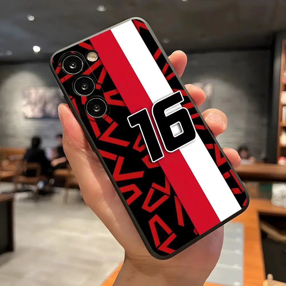 Charles Leclerc Inspired Black Soft Phone Case