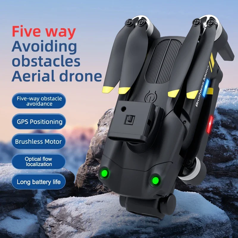 Фото Бесщеточный Дрон GEETHE G5 Pro, профессиональный Квадрокоптер с GPS, HD, ESC, 4K, двойная камера, оптический поток, позиционирование FPV, гоночный Дрон №2