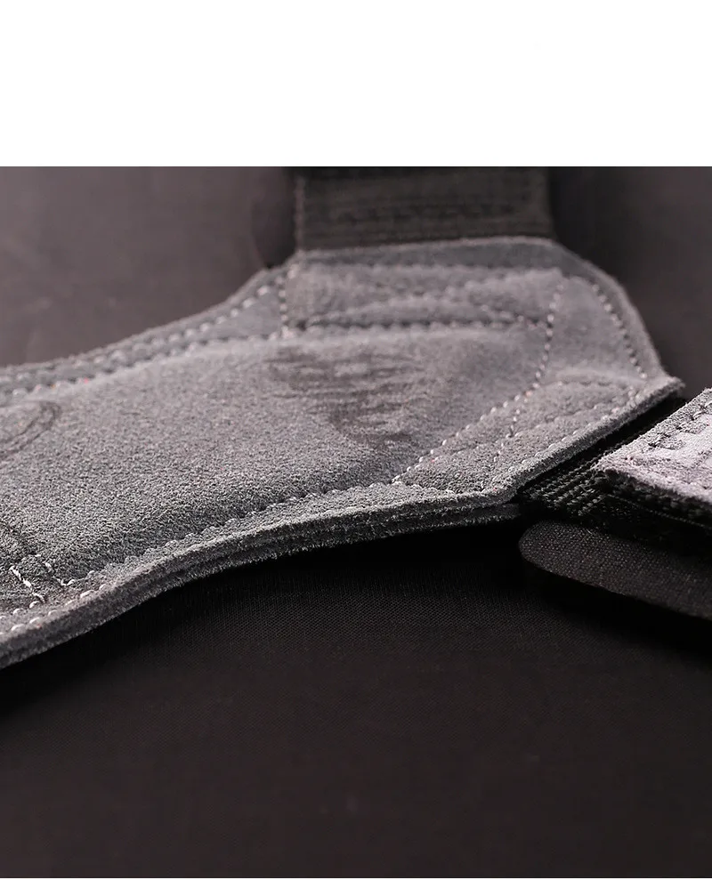 Death Pattern Cowhide Gym Gloves Grips Anti-Skid Weight Power Belt Lifting Pads Deadlift Belt Workout Crossfit Fitness Gloves 6