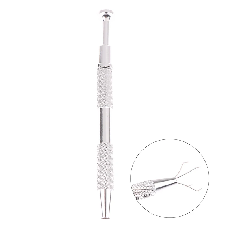 

4 когтя, инструмент для захвата, алмазные камни, держатель Зубцов, пинцет, захват, высокоточный инструмент для пирсинга тела и татуировки