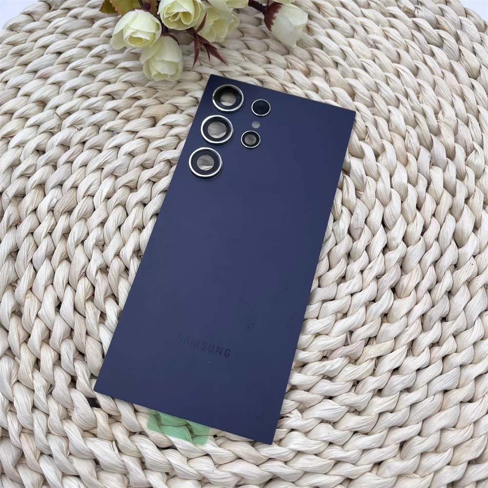 Premium 3D Glass Back Cover with Camera Lens and Adhesive