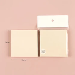 100 Sheets of Colored Sticky Notes - Multi-Purpose Stationery for School, Office, or Planner (Beige)