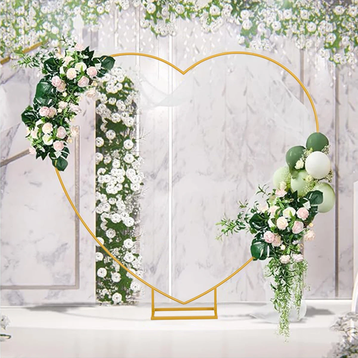 Metal Circle Arch Garland Stand Wedding Party Decor Round Balloon Arch Gold Backdrop Stand Wedding Favors Party Decorations wedding arch stand party arch set wedding arch set