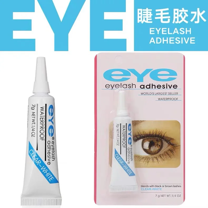 

7g Waterproof Tool Makeup Accessories Eyelash Glue New Strong False Eyelash Lash Glue Adhesive Dark or Clear Maquillaje Tool 1pc