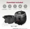6-Cup (Uncooked) / 12-Cup (Cooked) Twin Pressure Rice Cooker & Warmer with Nonstick Inner Pot, 14 Menu Options 2
