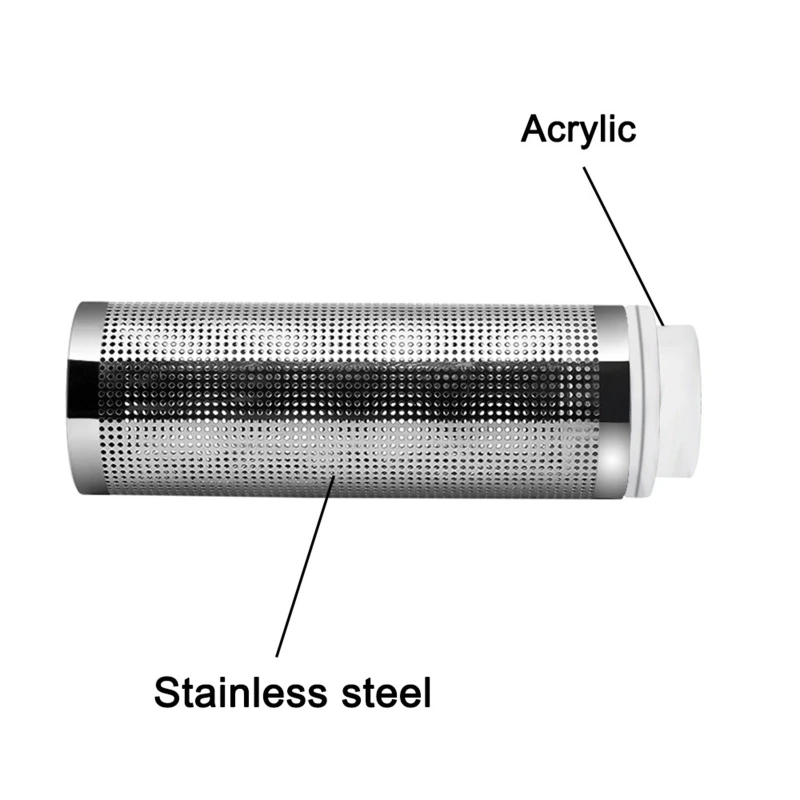 Stainless Steel Aquarium Filter Inflow Media Cover Micro Metal Mesh Shrimp Guard Filters 12mm 16mm Fish Tank Accessories
