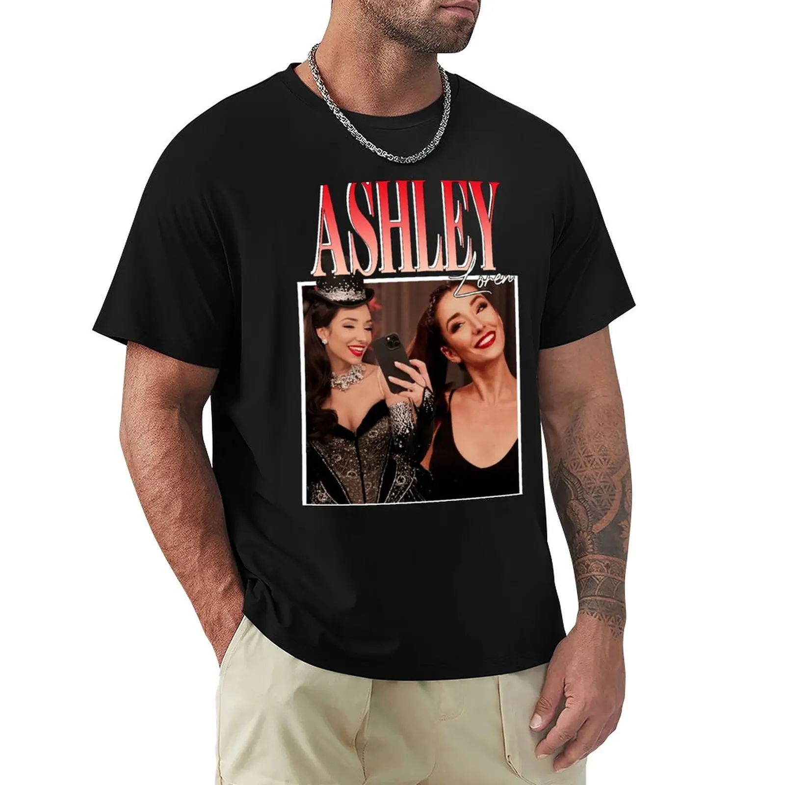 

Ashley Loren T-Shirt Short sleeve tee vintage plain t shirts men