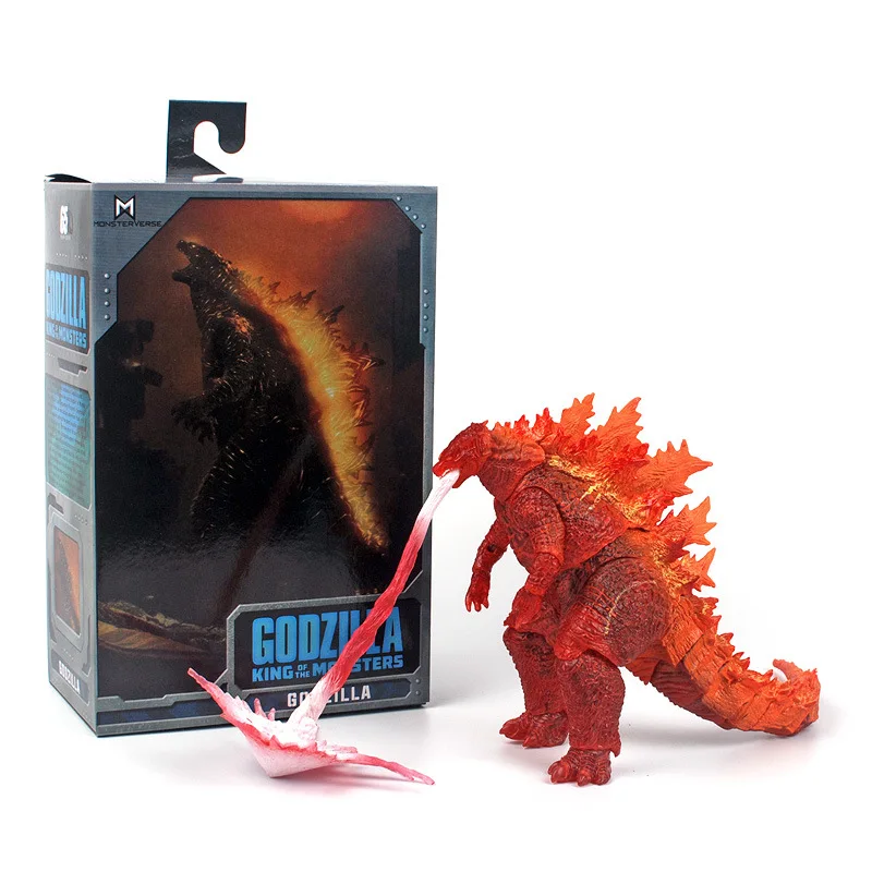 2023 Upgraded Set of 2 Godzilla Earth MechaGodzilla Figures King of The  Monsters, Movable Joints Action Movie Series Soft Vinyl, Travel Bag 