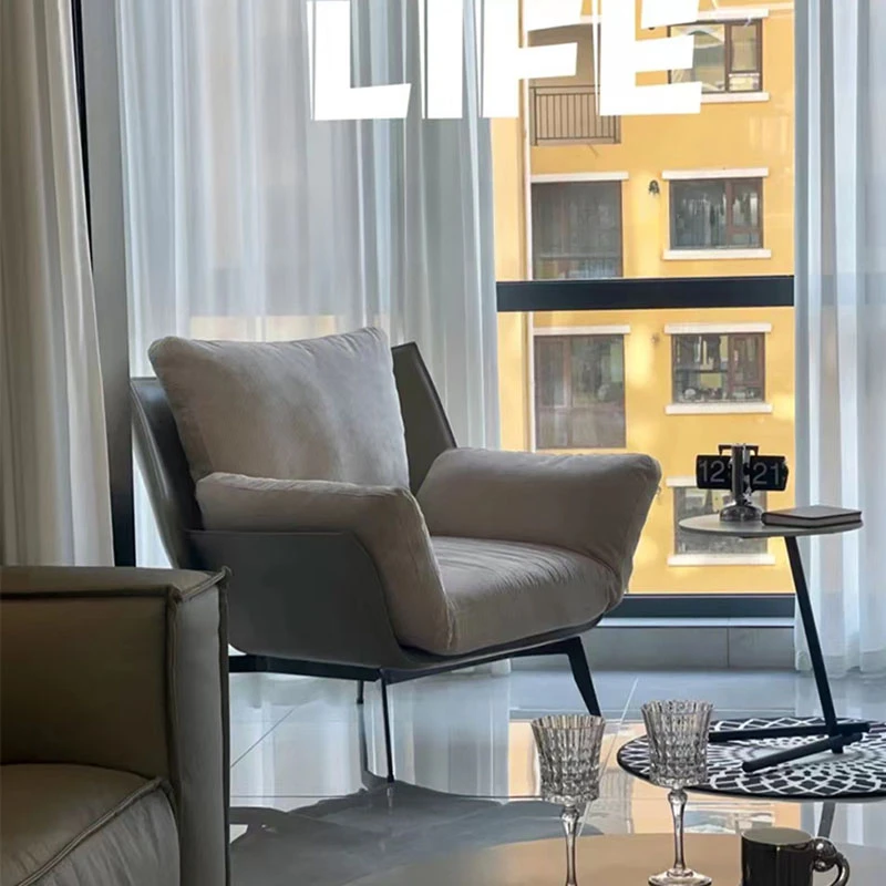 

Designer Minimalist Sofas Comfortable Lazy Nook Relax Adults Sofas Ergonomic Unusual Single Canape Salon Living Room Furniture