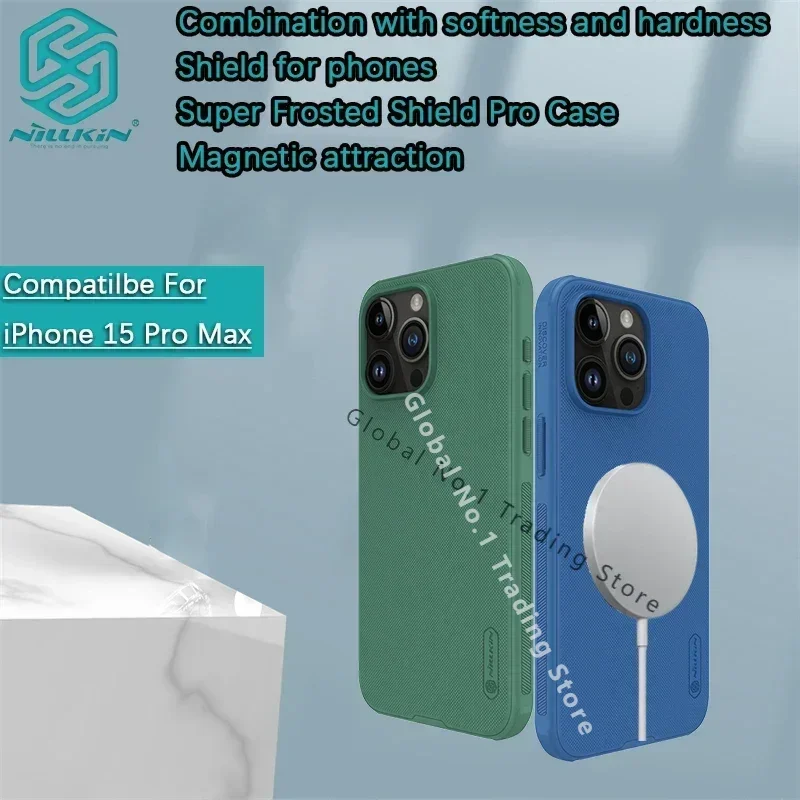Nillkin Super Frosted Shield Pro Magnetic Hard Case - Sleek and Durable TPU+PC Shell