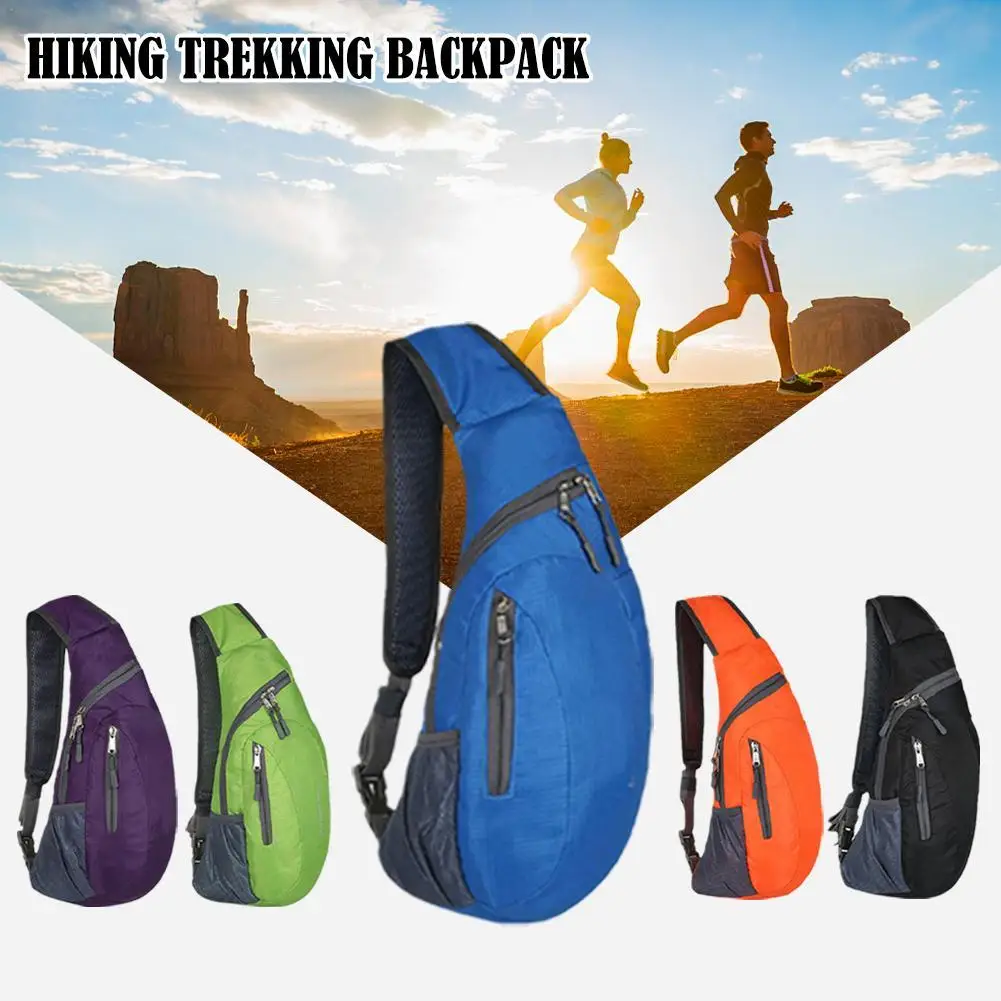 

Outdoor Men Shoulder Bag Hiking Trekking Backpack Nylon Chest Packs Travel Cycling Camping Hunting Tactical Military Fishing Bag