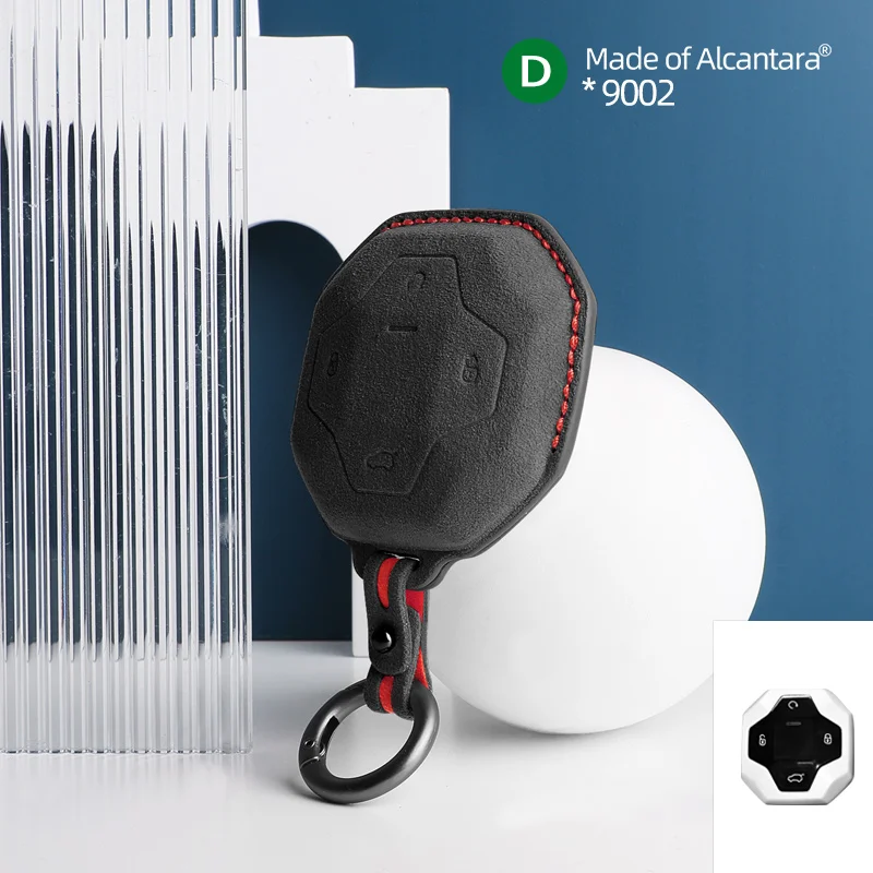 

Автомобильный ключ 10000 для Chery Jetour Traveler 2023 2024 Алькантара Smart Remote Keyless Cover Shell Protector Accessories
