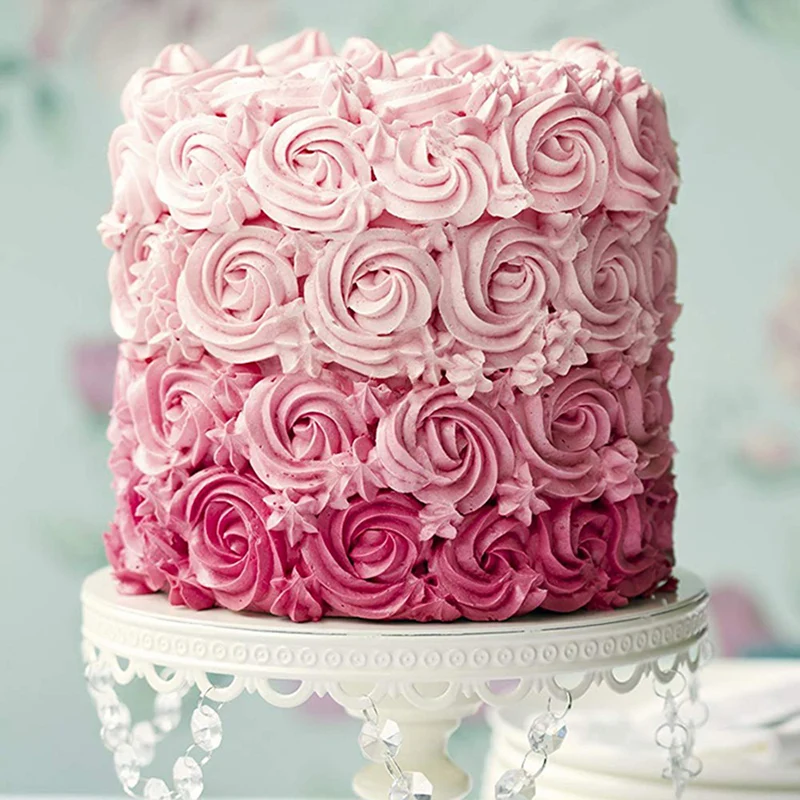 Grandi punte per la decorazione della crema per torte in metallo Set di strumenti per pasticceria Piping in acciaio inossidabile Ugello per glassa Testa per cupcake Decoratori per dessert  15
