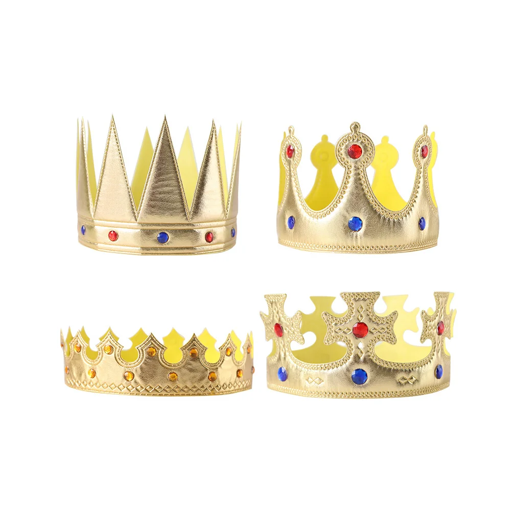 

Creative Boys Cloth Crown Hair Headdress Hair Crown Decor Hair Crown Prop Crown Decoration Birthday Supply Accessories