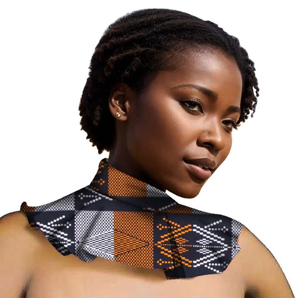 2023 African Rope Chain Statement Necklace Ankara Women Jewelry Handemade Collares Chokers Necklace Jewelry Boho Design WYB166