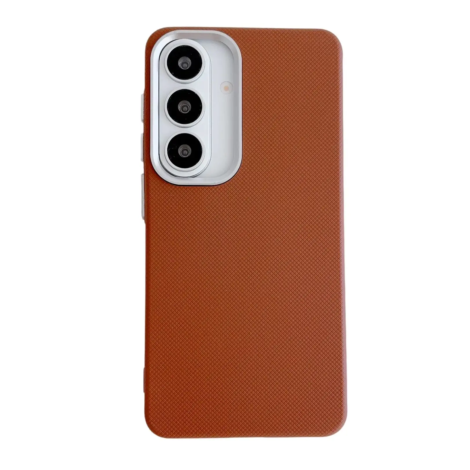 Elegant Textured Leather Phone Case - Simple and Stylish Cover