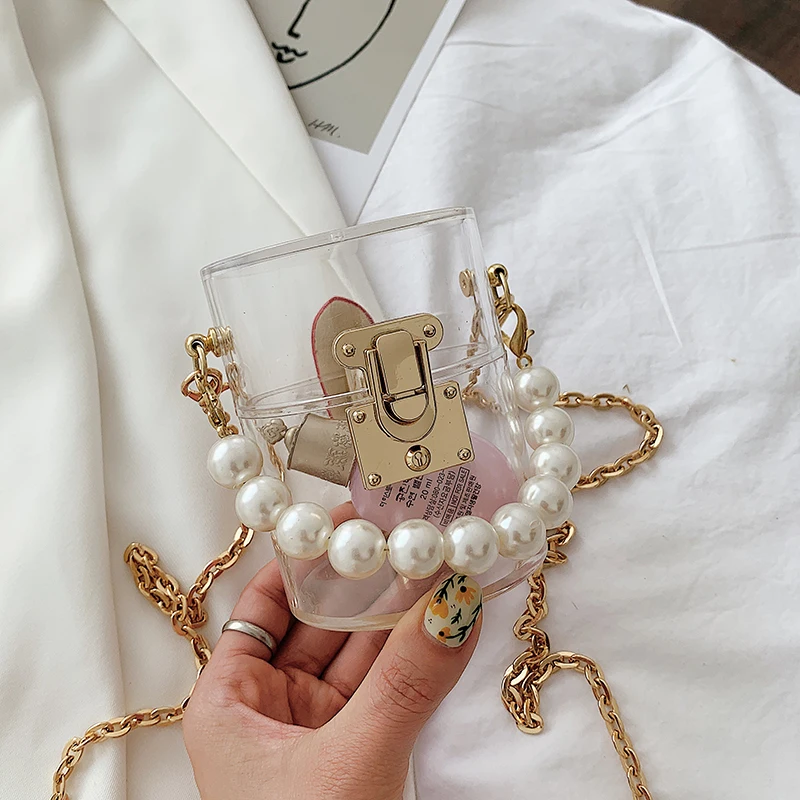 Porte-clés Féminin Avec Pendentif Dentelle Et Perles - En Alliage, Style Élégant Pour Sac à Main, Sac à Dos - Cadeau Pour Femme