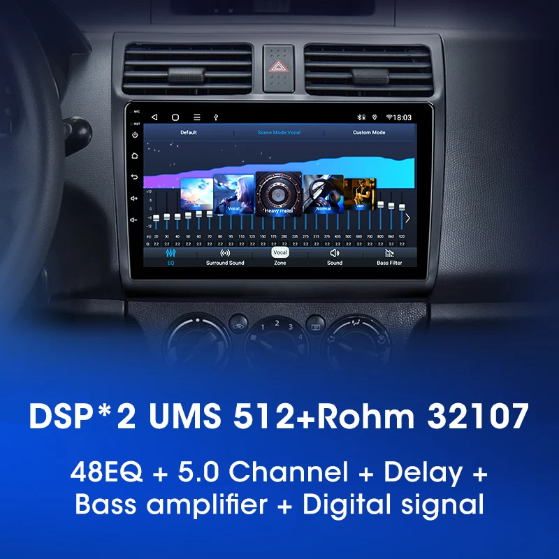 8+128g Android 10.0 Car Radio Stereo 10.1′ ′ GPS Navi Bluetooth DSP for  Suzuki Swift 2005-2010 - China Suzuki Radio, Suzuki Swift Radio