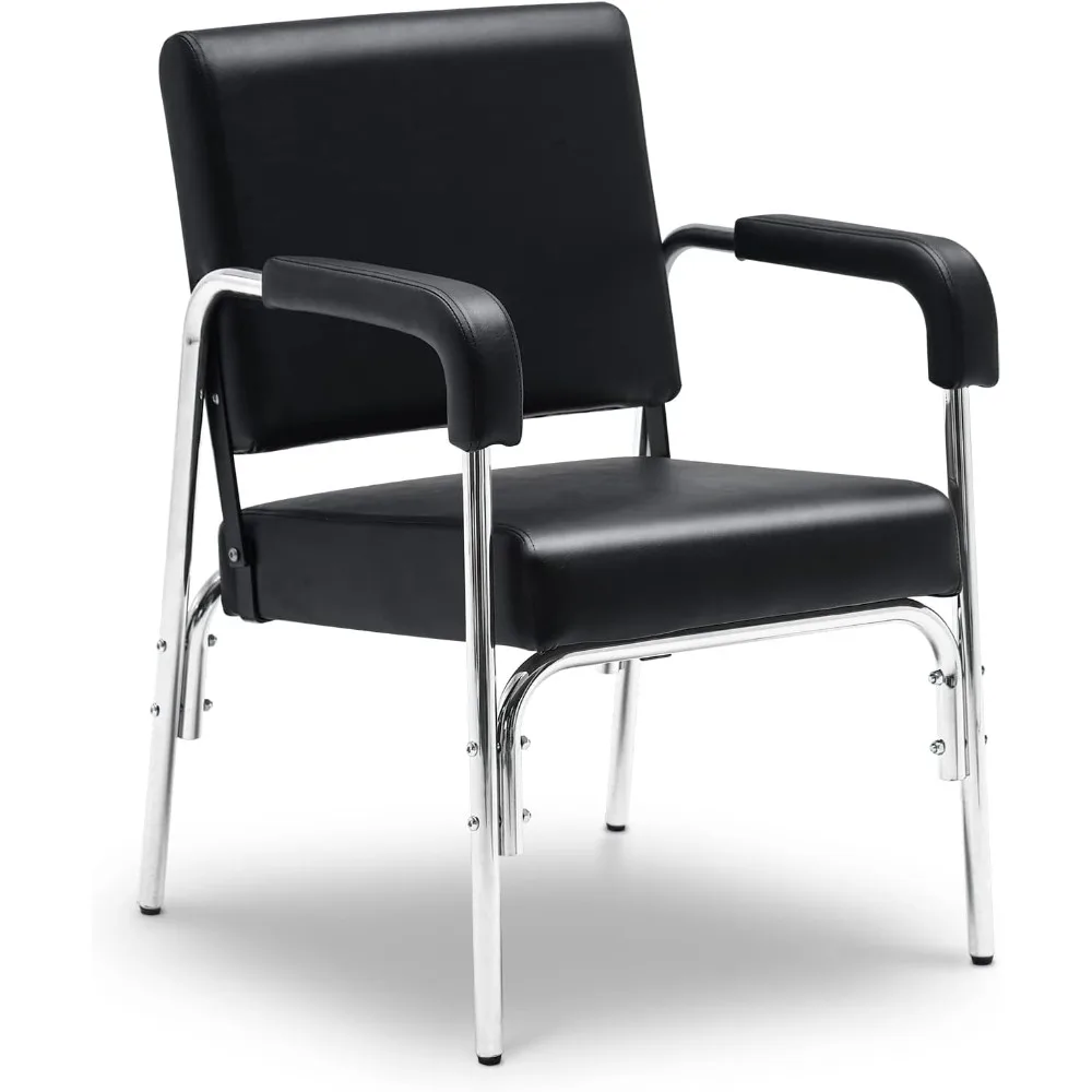 Reclining Shampoo Chairs for Salon, PVC Leather Hair Cutting Chairs Salon Barber Chairs Hair Styling Chair for Hair Stylist