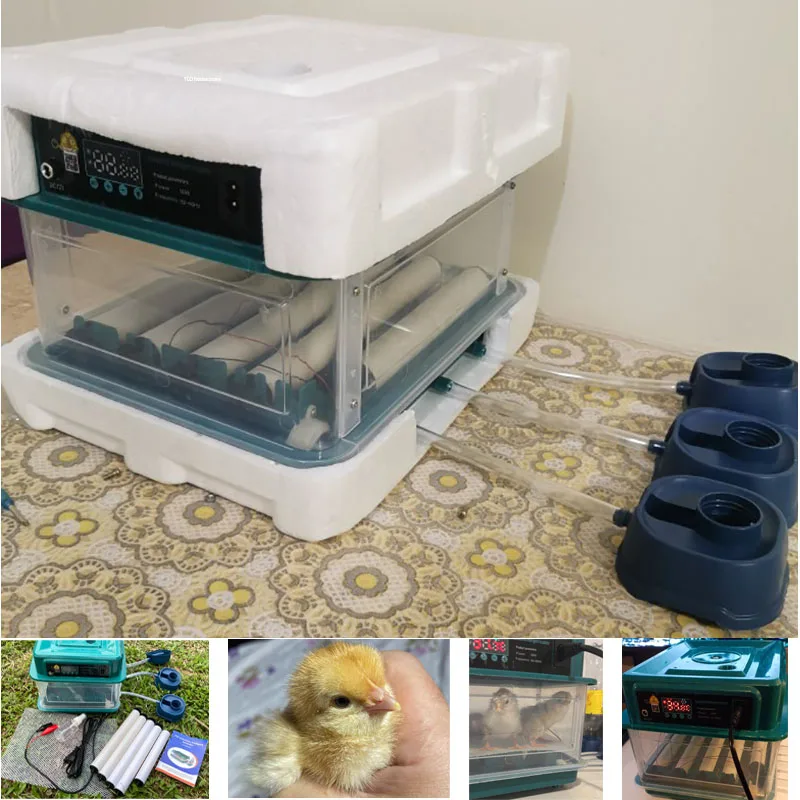 6/12 Brooder Eggs Incubator Fully Automatic Chicken Goose Quail Auto