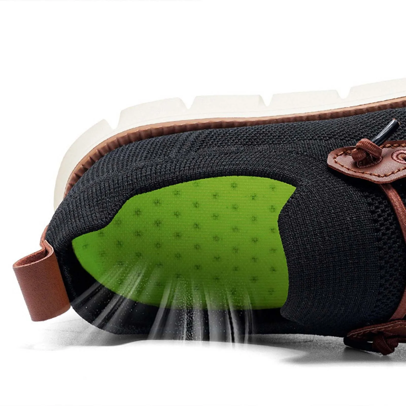 Mens Wearbreeze Shoes Walking Ultra Comfortable Breeze Shoes For Men Non Slip Mesh Breathable hole Dress Sneakers Business