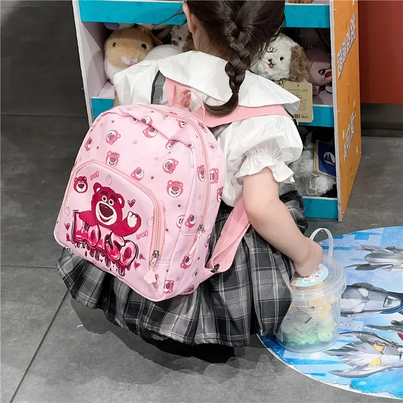 

Детский Школьный рюкзак Hello Kitty Kuromi Pink Bear Lotso для девочек и мальчиков