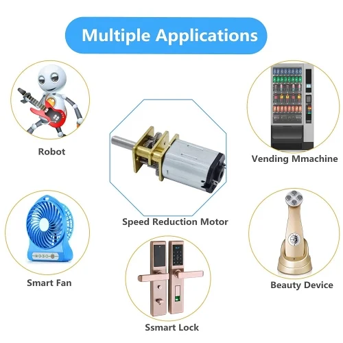 2개 DC 12V 500RPM N20 고토크 감속 모터, 금속 기어박스 모터 포함, DIY RC 장난감용, 홀더 포함 DC 모터