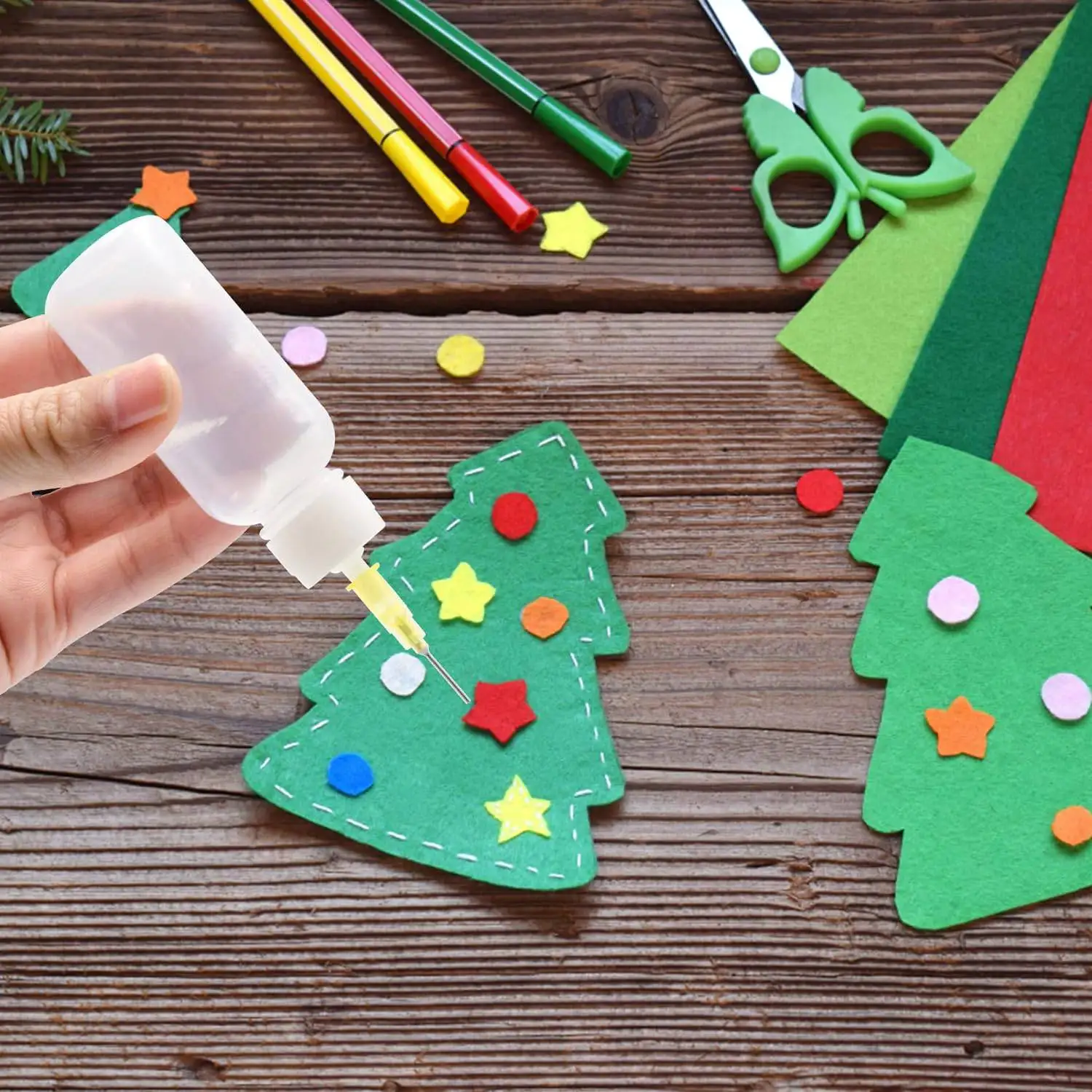 5pcs 50ml Pointed Bottle Liquid Squeeze Bottles Pottery Glaze Bottle Needle Tip Squeeze Bottles Ceramic Tool Glue for Mud syrup dispenser jam squeeze bottles condiment bottles pottery mud bottle