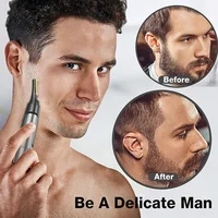 Tondeuse Électrique Multifonction pour Poils de Nez, Rasoir d'Oreille, Épilateur, Coupe-Sourcils, Rasoir Miniature pour Hommes 4