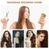 Massage Comb for Home Multi-purpose Natural Wooden Boxwood Girl Hair Styling Miss 5