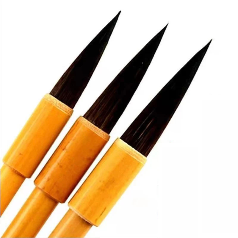 

Squirrel Hair Chinese Calligraphy Brush Pen Wang Xizhi Calligraphy Brushes Regular Script Watercolor Painting Brush Tinta China